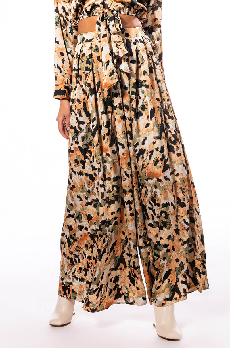 Front View Sweet Love Wide Palazzo Pant