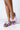 Front View Sweet Thang Flat Sandal in Purple