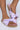 Side View Sweet Thang Flat Sandal in Purple