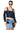 Front View Sweetie Cold Shoulder Raw Denim Jacket