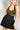 Front View Swiss Kiss Pleated Skirt in Black