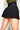 Back View Swiss Kiss Pleated Skirt in Black