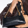 Front View Switch Croc Purse