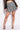 Front View Swoosh Plaid Pleated Skirt