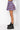 Side View Swoosh Pleated Skirt in Purple Multi