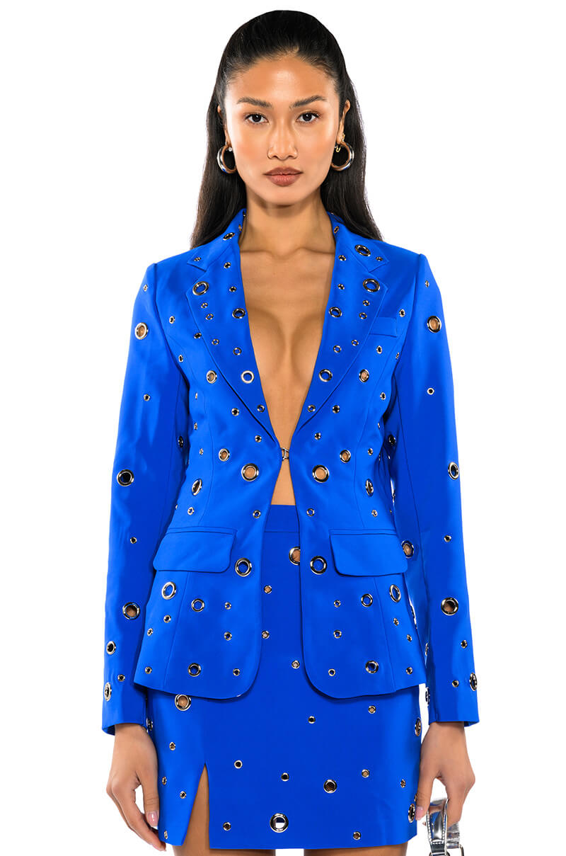 Front View Take A Bow Blazer Jacket