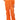 Front View Take A Break Lightweight Parachute Pant In Orange