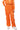 Front View Take A Break Lightweight Parachute Pant In Orange