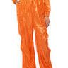 Front View Take A Break Lightweight Parachute Pant In Orange