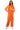 Back View Take A Break Lightweight Parachute Pant In Orange