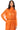 Side View Take A Break Lightweight Parachute Pullover In Orange
