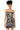 Front View Take Flight Strapless Butterfly Patch Mini Dress