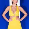 Front View Take Me On Vacay Halter Top Mini Dress