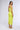 Full View Take Me Out Faux Leather Maxi Dress In Lime