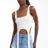 Front View Take You There Corset Top
