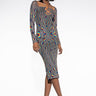 Front View Take You There Midi Mesh Dress