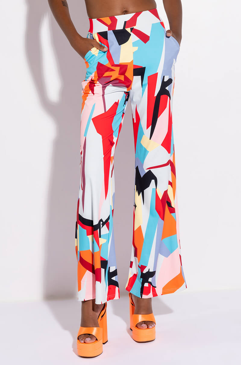 TAKIN IT EASY HIGH WAIST PALAZZO PANT view 0