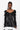 Back View Taking Names Ruched Sleeve Corset Blouse