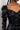 Extra View Taking Names Ruched Sleeve Corset Blouse