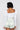 Back View Taking Names Ruched Sleeve Corset Blouse in White