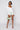 Full View Taking Names Ruched Sleeve Corset Blouse in White