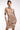 Front View Talk About It Midi Ruched Mesh Dress