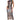 Front View Talk About Me Sleeveless Midi Dress In Brown