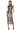 Front View Talk About Me Sleeveless Midi Dress In Brown