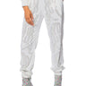 Front View Talk Fast Embellished Satin Jogger