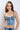 Front View Talk To Me Denim Corset Top