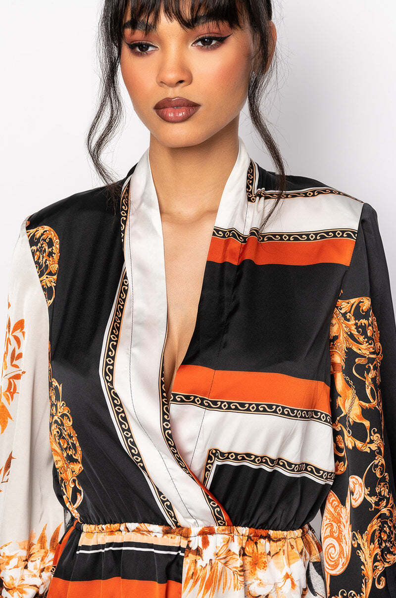 Extra View Talk To Me V Neck Romper 10