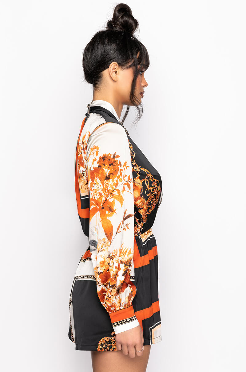 Extra View Talk To Me V Neck Romper 8