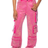 Front View Tamara Rhinestone Cargo Pant