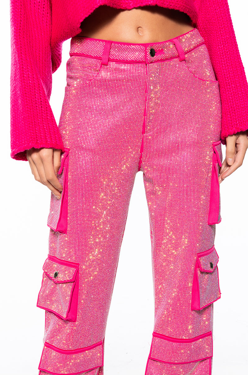 Extra View Tamara Rhinestone Cargo Pant