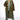 Front View Tari Teddy Mixed Material Trench Coat