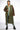 Front View Tari Teddy Mixed Material Trench Coat