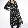 Front View Tattoo Lover Trench Coat