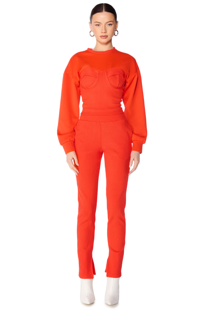 Extra View Tatum Structured Fit Crewneck Sweatshirt