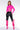 Front View Te Amo High Waist Skinny Faux Patent Leather Pant