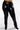 Side View Te Necessito Faux Leather High Rise Lace Up Leggings