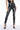 Front View Te Quiero High Rise Vegan Leather Skinny Pant With Slit