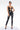 Side View Te Quiero High Rise Vegan Leather Skinny Pant With Slit