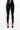 Back View Te Quiero High Rise Vegan Leather Skinny Pant With Slit