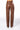 Extra View Te Quiero High Rise Vegan Leather Straight Leg Pants In Brown