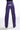 Extra View Te Quiero High Rise Vegan Leather Straight Leg Pants In Purple