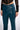 Extra View Te Quiero High Rise Vegan Leather Straight Leg Pants In Teal