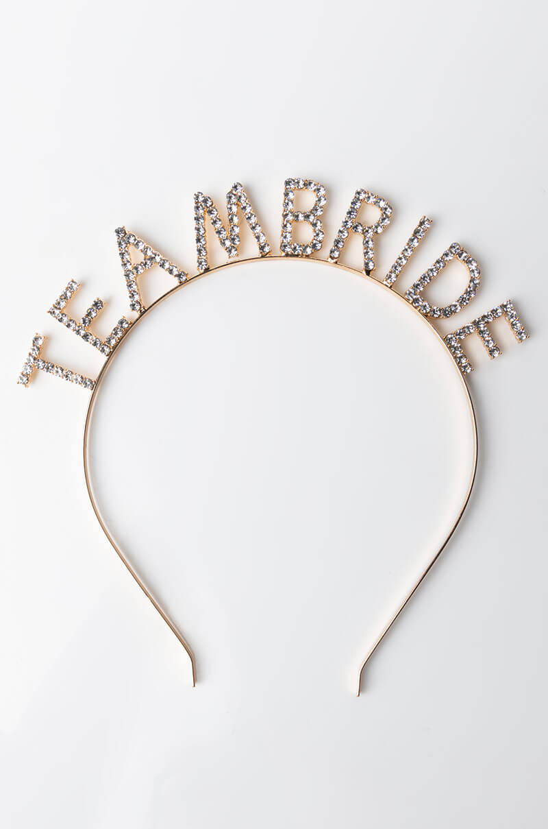 Side View Team Bride Headband