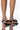 Front View Tell It How It Is Flat Sandal In Black