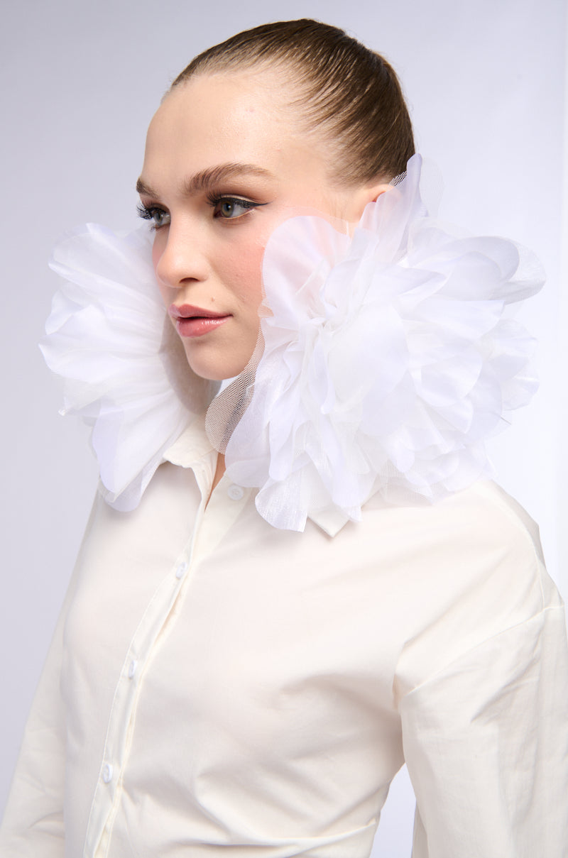 Front View Tell Me Something Oversized Flower Earring