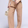 Front View That Girl Contrast Waist Trouser